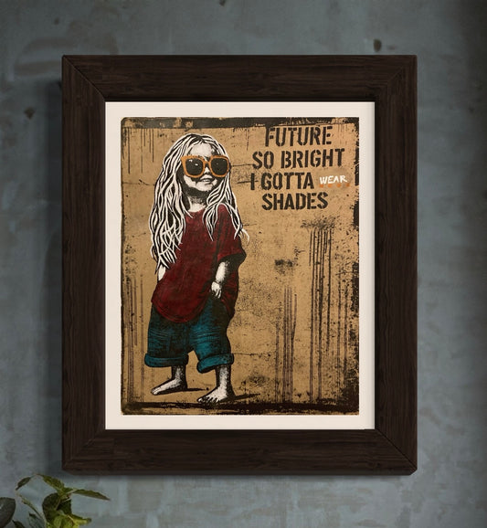 Future so bright red t-skirt